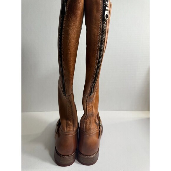 .7059 Bed Stu Glaye Wide Calf Tan Rustic-US-6.5 Womens - Picture 3 of 5